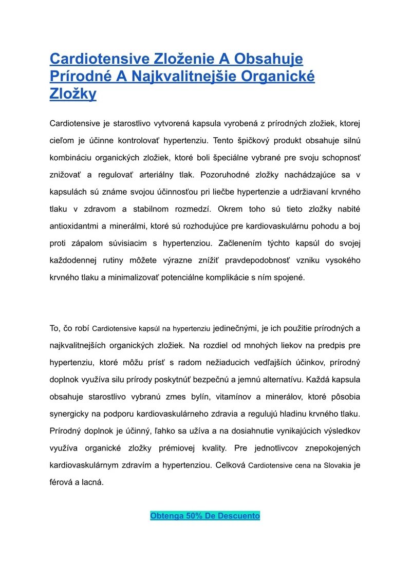 Poland - cardiotensive cena w aptece